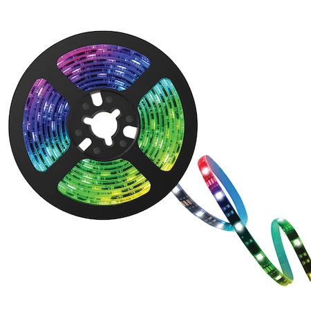 Energizer Smart Wi-Fi Dimmable Bright White and Multicolor LED Light Strip, 6.56 Feet EIS2-1000-RGB